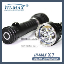 2015 best sales 3000 lumens led diving flashlight